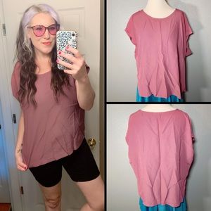 VINTAGE, boxy, plum top!!